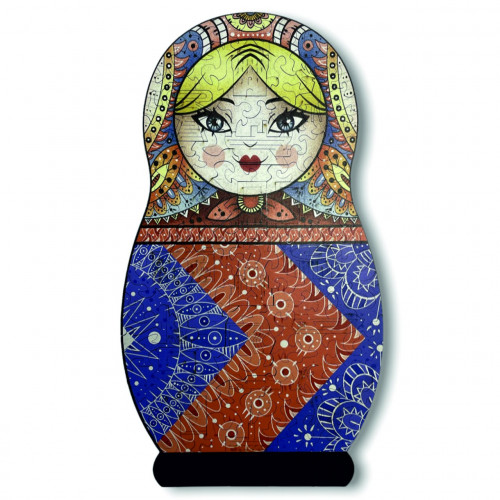 Фигурные пазлы "Русская матрёшка"
