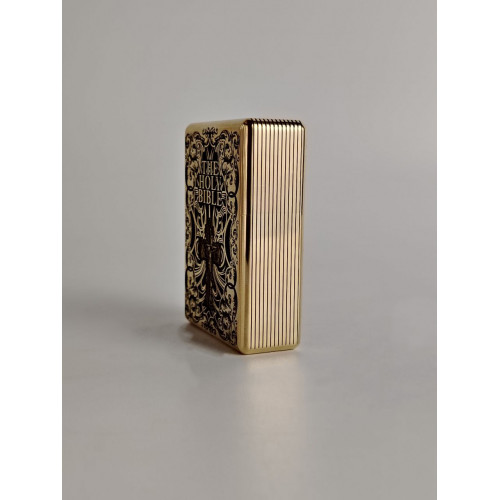 Зажигалка Zorro 912S Armor Brass с 3D-гравировкой «Holy Bible
