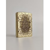 Зажигалка Zippo 168 Armor Латунь с 3D-гравировкой «Библия» (Русская версия)