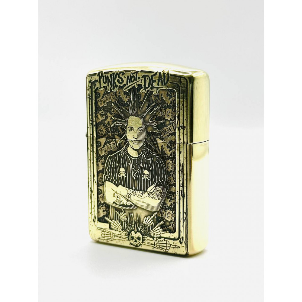 Купить Zippo Armor Бензиновую зажигалку с гравировкой Король и Шут