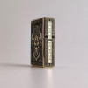 Зажигалка Zorro 912 Armor Brass с гравировкой «Символ биржи